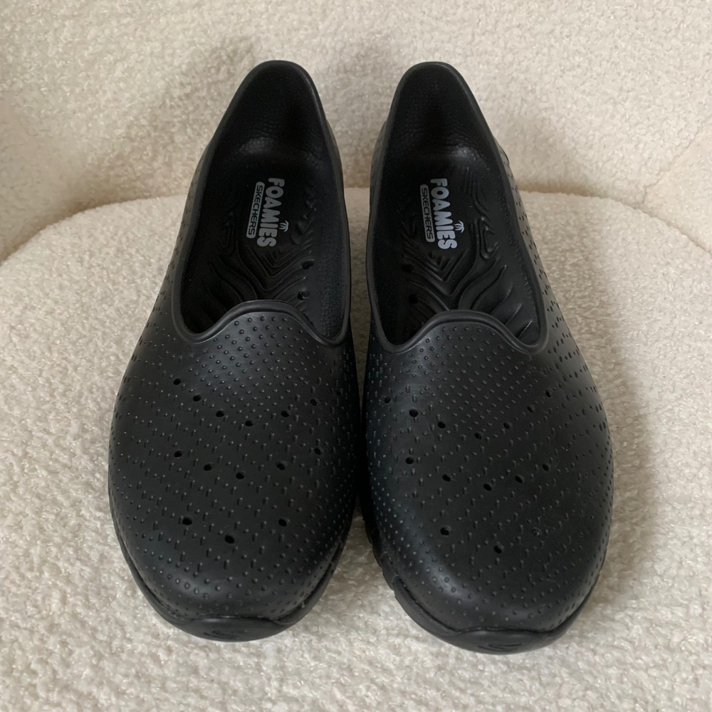 Skechers Foamies Women's Water Shoes Size 10 Breathable Lightweight Black - Picture 2 of 8